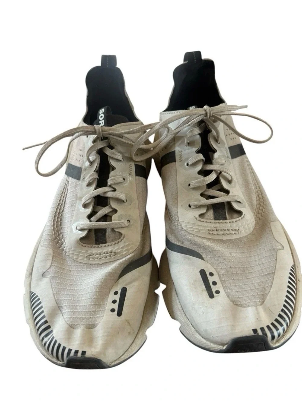 Sorel Kinetic Rush Ripstop athletic sneakers Mens Size 11 Off White